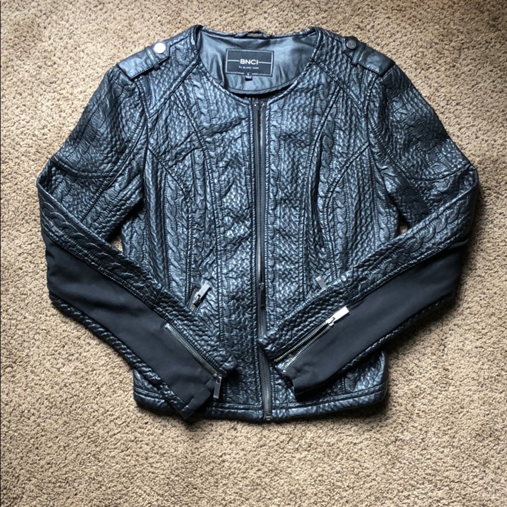 BNCI leather jacket